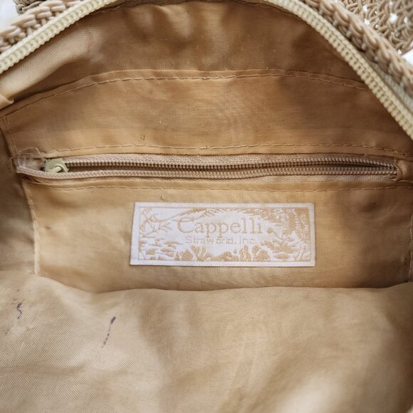 Vintage Cappelli Macrame Crochet Lace Purse Handbag Shoulder Boho Coastal - Picture 5 of 8